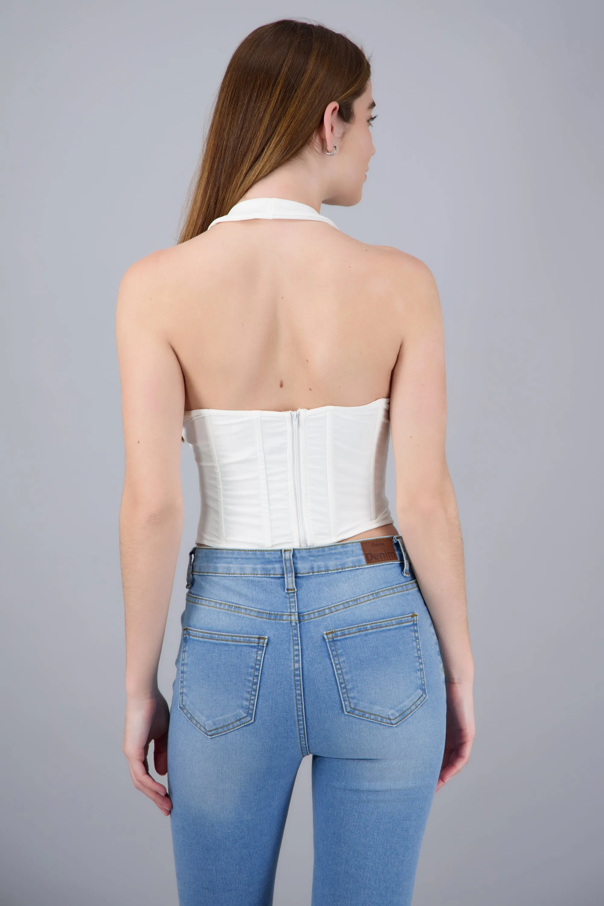 Top corset halter con varillas sold by Shasa product image thumbnail 4
