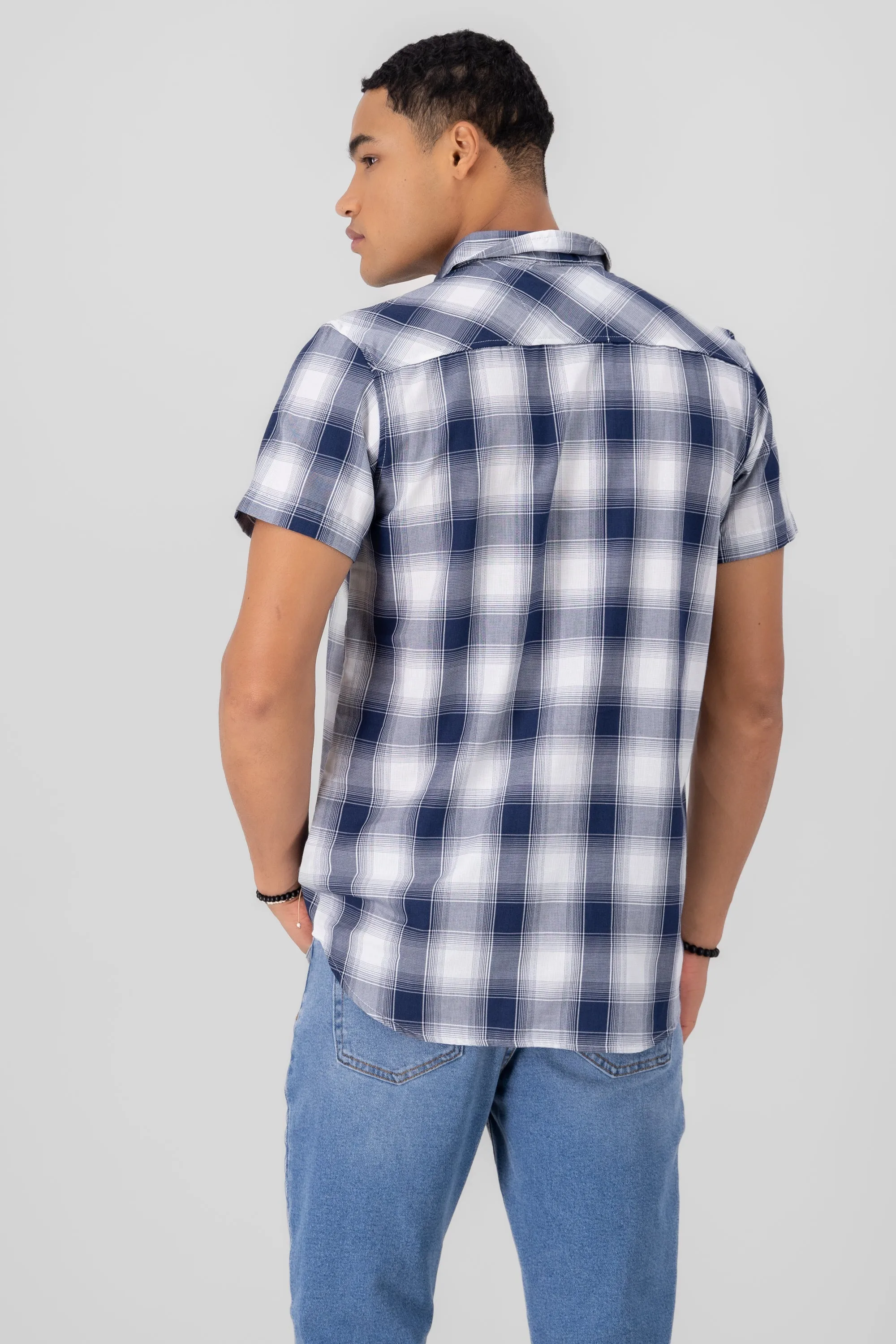 Camisa cuadros manga corta sold by Shasa product image thumbnail 4
