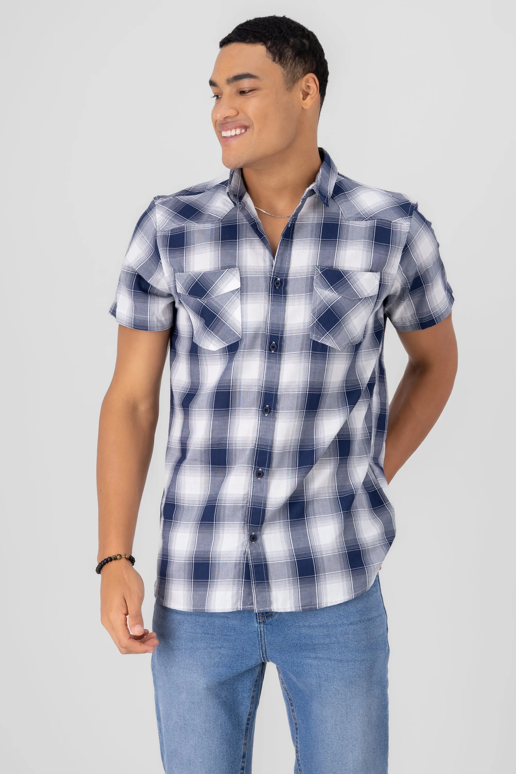 Camisa cuadros manga corta sold by Shasa product image thumbnail 2