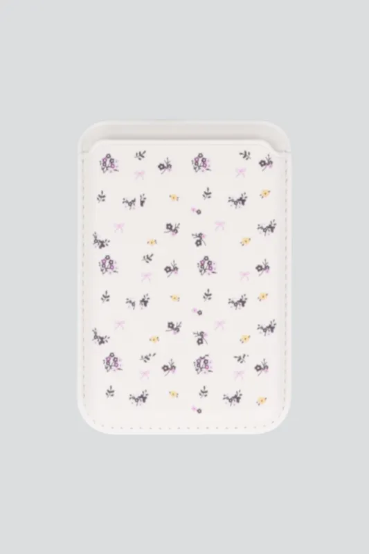 Tarjetero magnético para cel estampado sold by Shasa