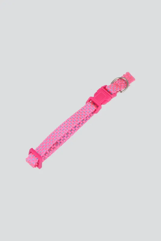 Collar mascota tejido neon made by Shasa