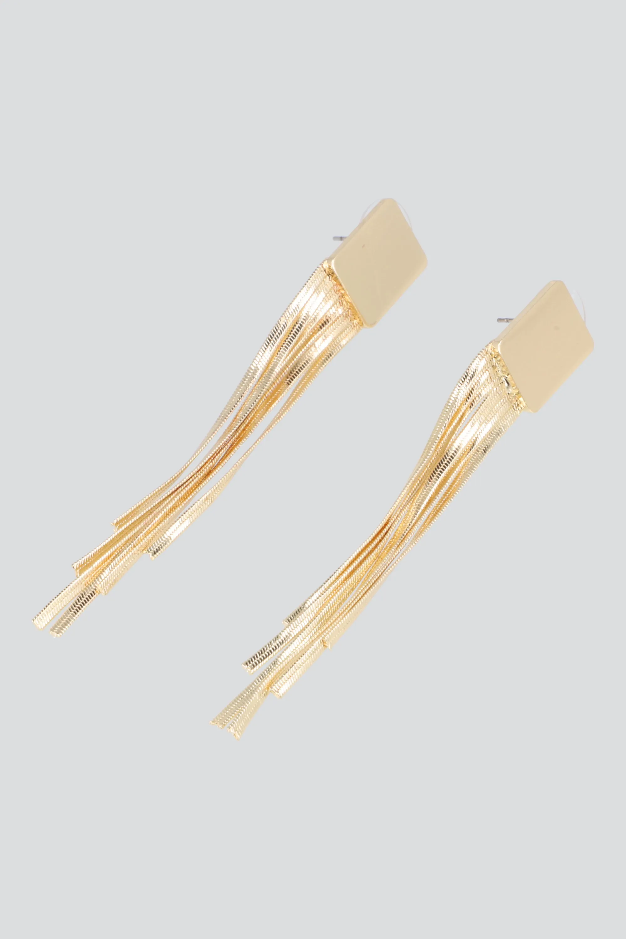 Aretes cuadro lineas metal sold by Shasa product image thumbnail 2