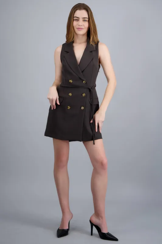 Vestido blazer botones made by Shasa