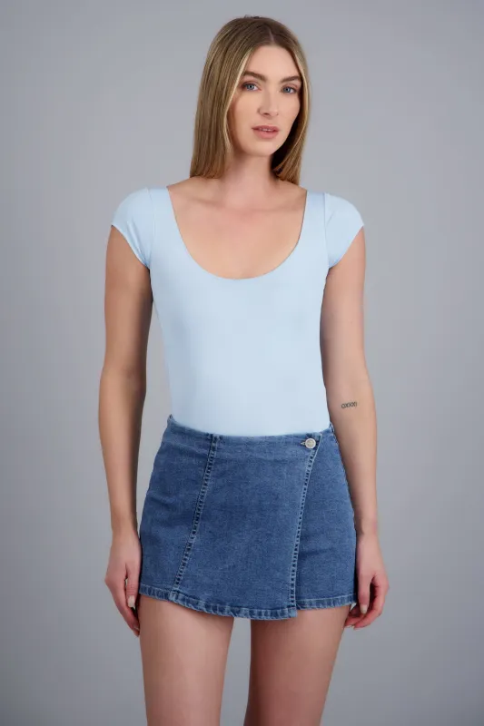 BODYSUIT ESCOTE REDONDO M/C LISO sold by Shasa