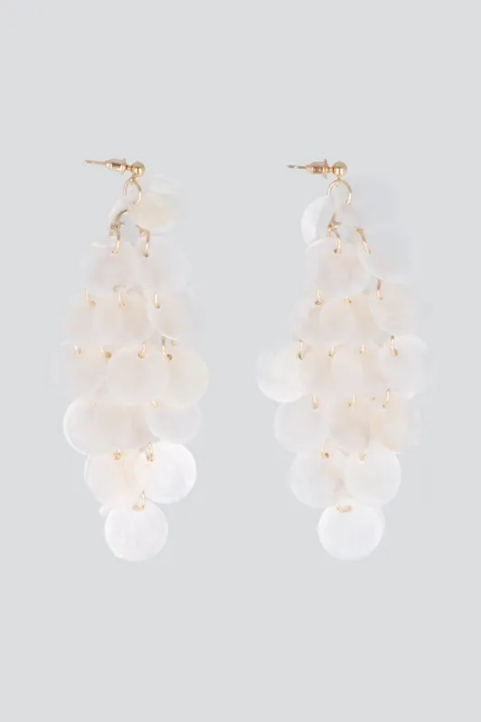 Aretes circulos nacar sold by Shasa