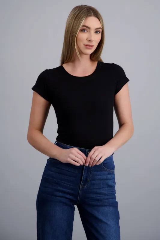 Body manga corta cuello redondo sold by Shasa