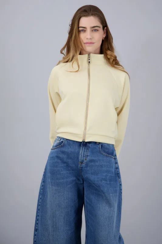 Sudadera ligera tacto suave cierre metálico sold by Shasa