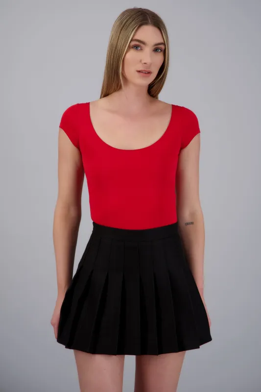 BODYSUIT ESCOTE REDONDO M/C LISO sold by Shasa