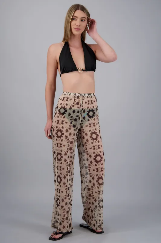Pantalon salida mesh estampado sold by Shasa