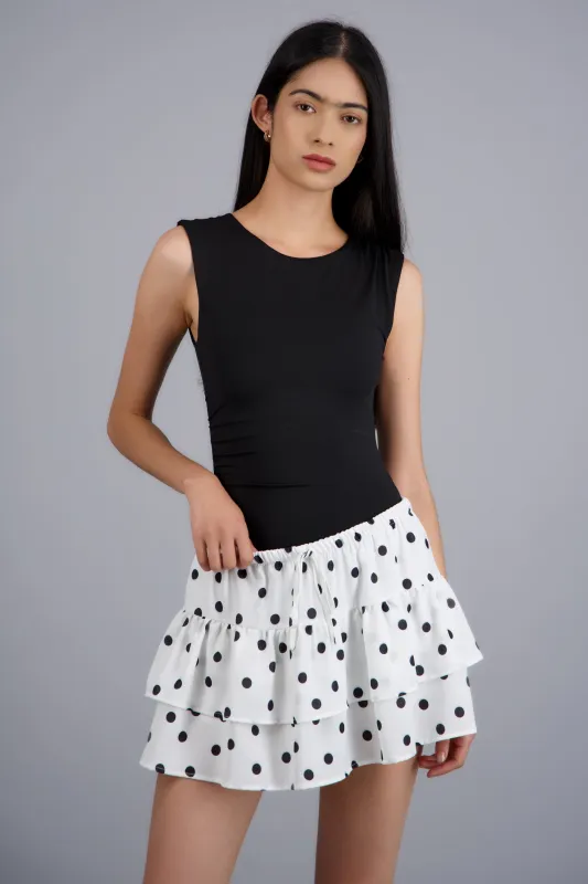 Body sin mangas detalle fruncido lateral sold by Shasa