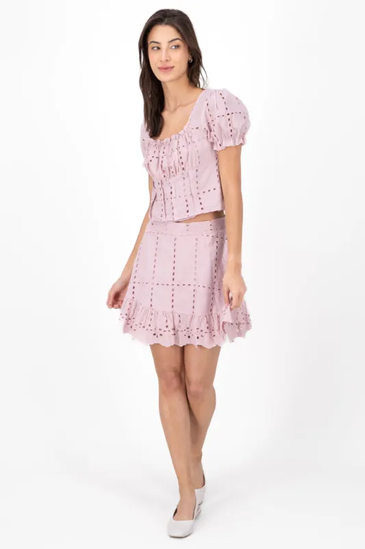 Falda Olan Bordado Suizo sold by Shasa