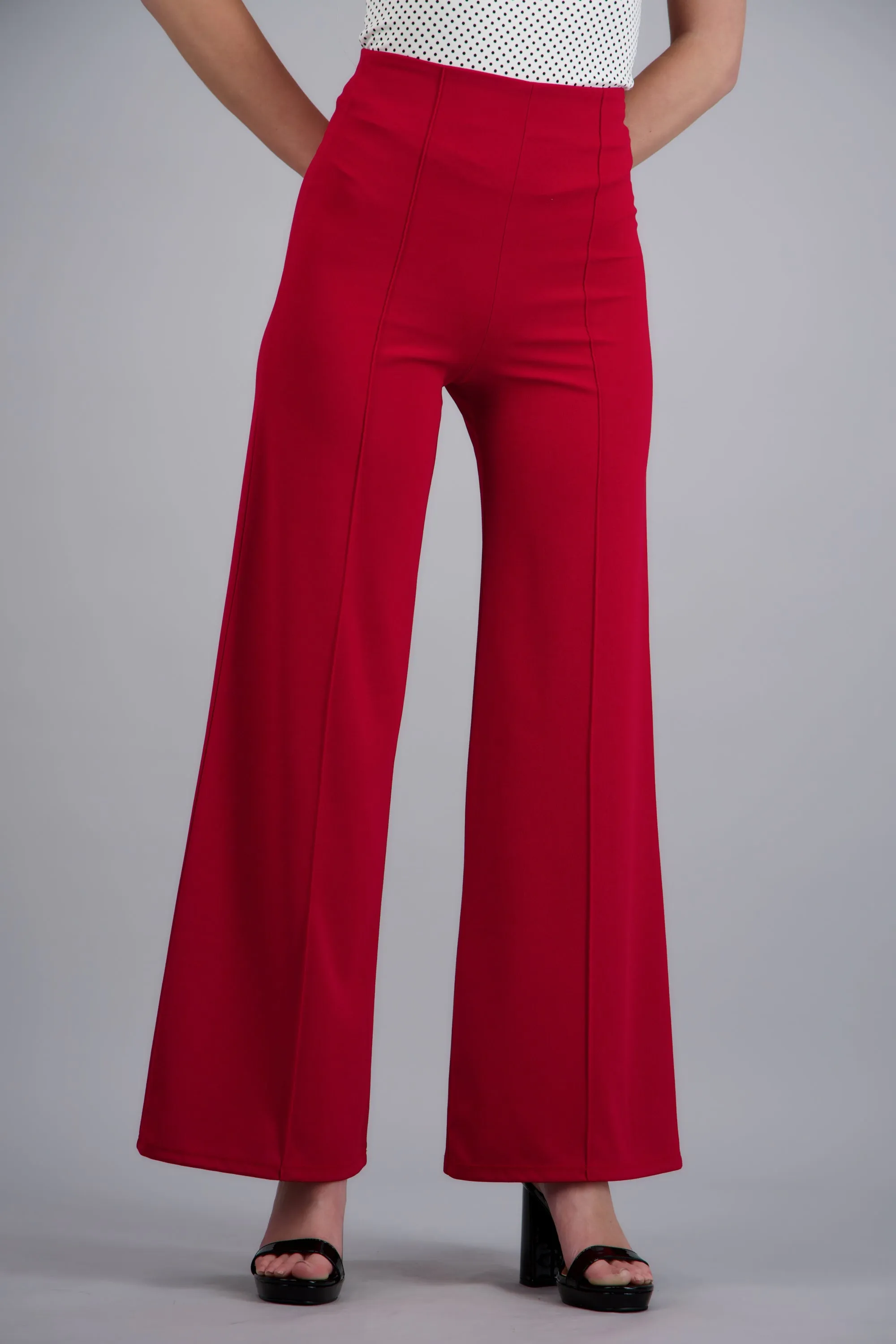 Pantalón Wide Leg Cintura Alta Costuras sold by Shasa product image thumbnail 3