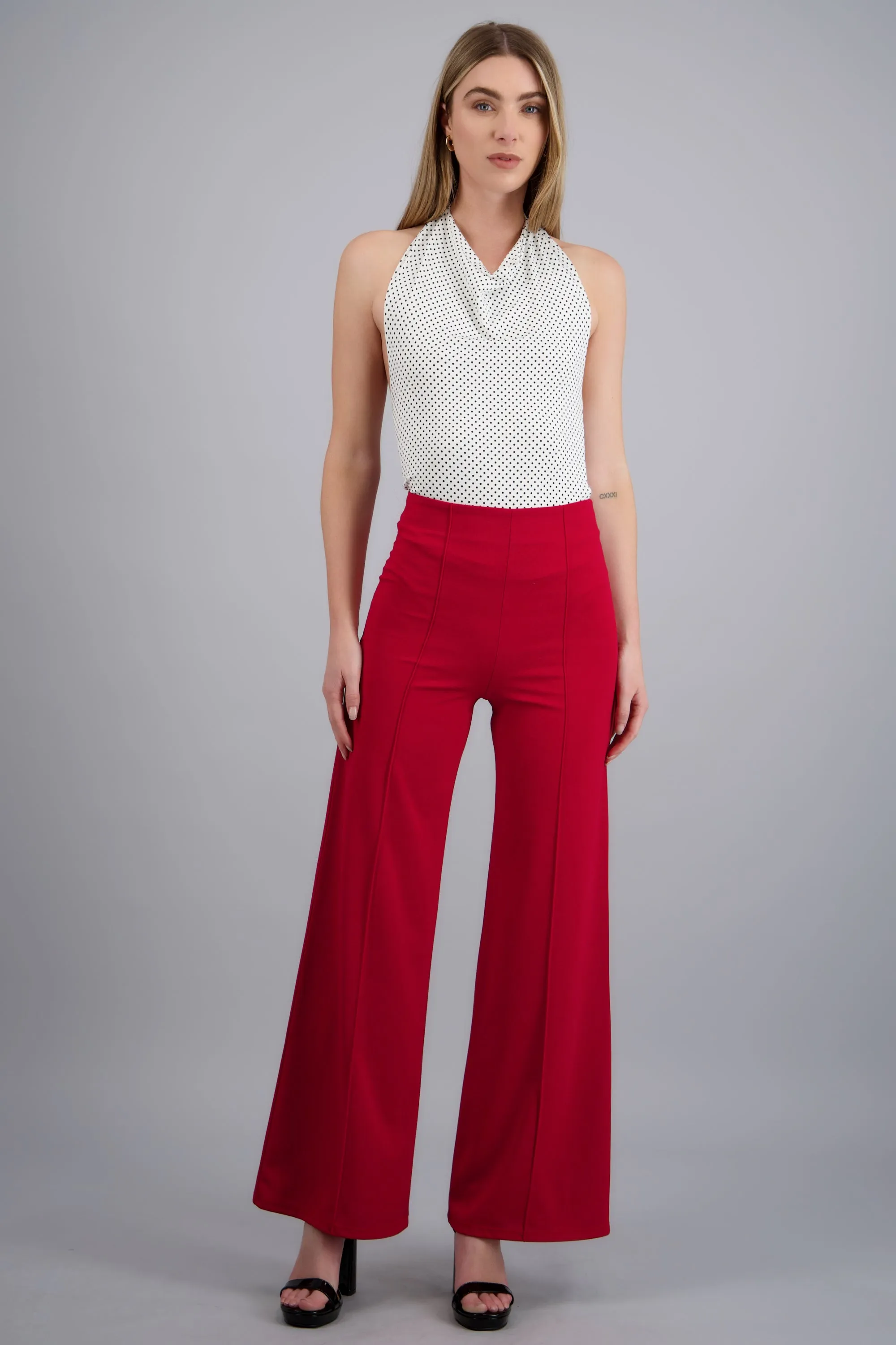 Pantalón Wide Leg Cintura Alta Costuras sold by Shasa product image thumbnail 2