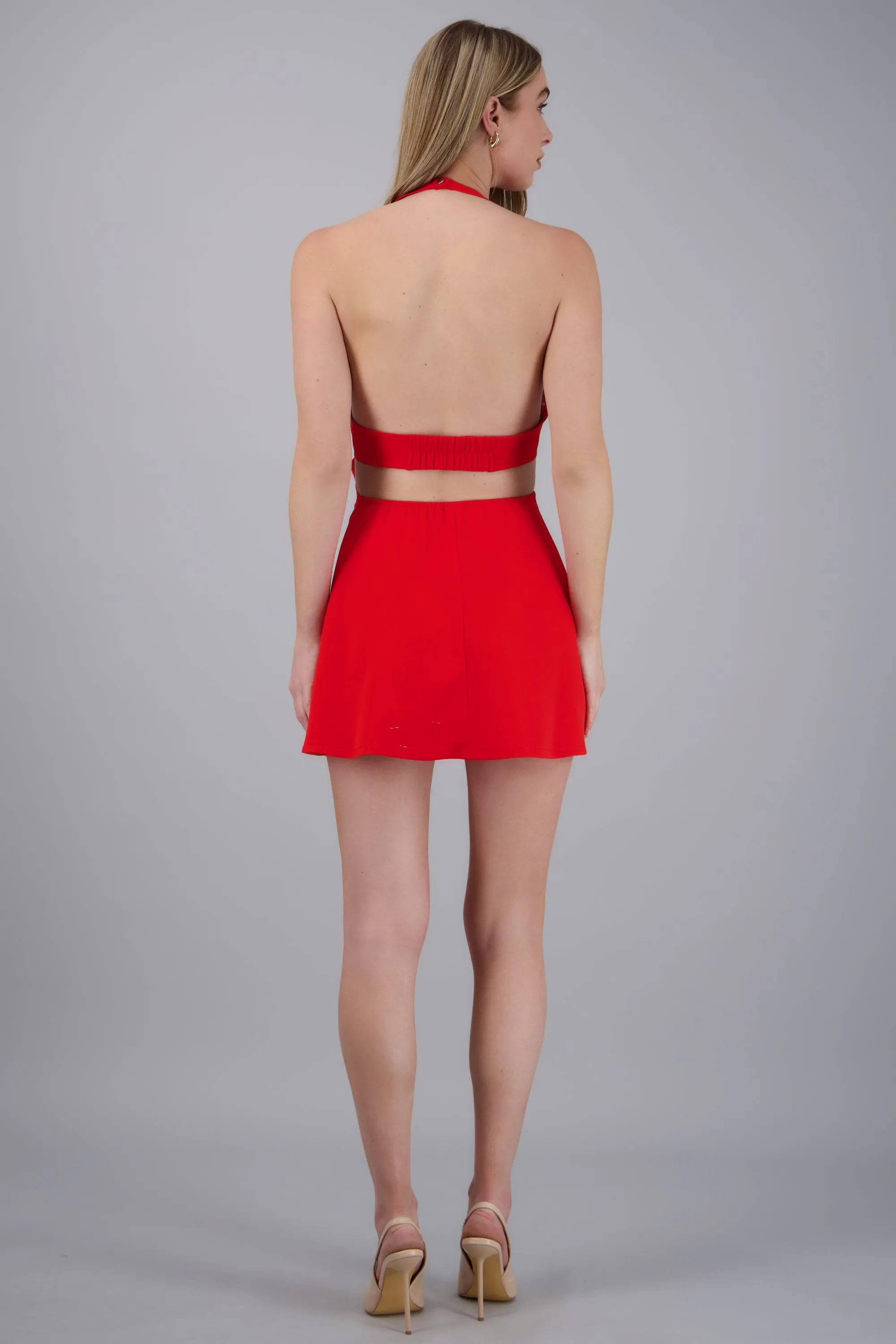 Vestido mini halter detalle espalda sold by Shasa product image thumbnail 4