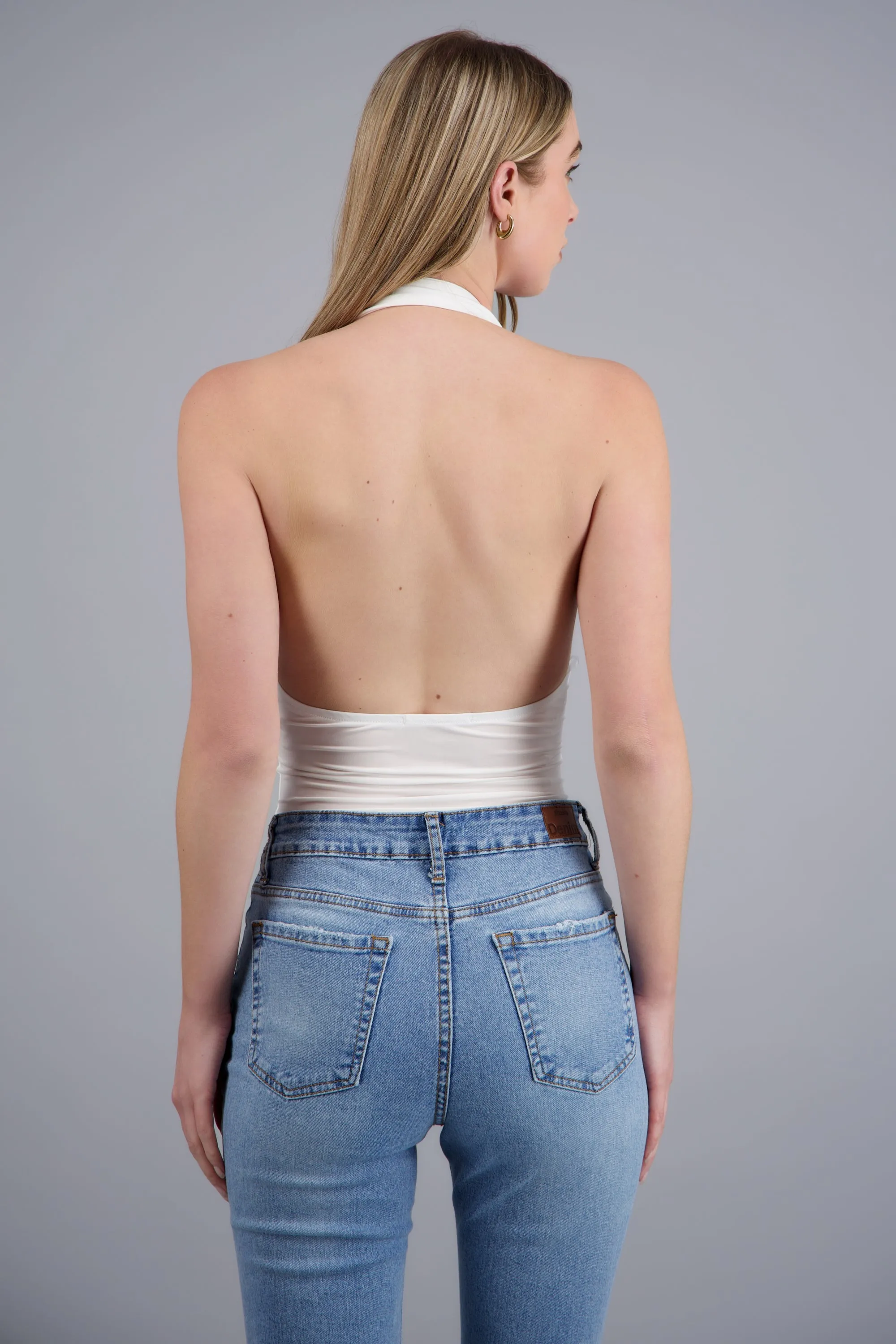 Body halter escote drapeado sold by Shasa product image thumbnail 3