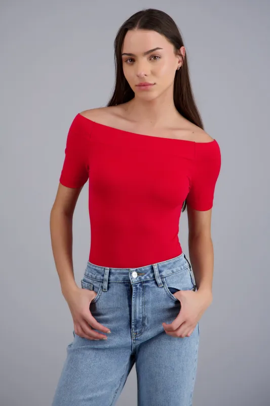 Bodysuit Liso Hombros Descubiertos sold by Shasa