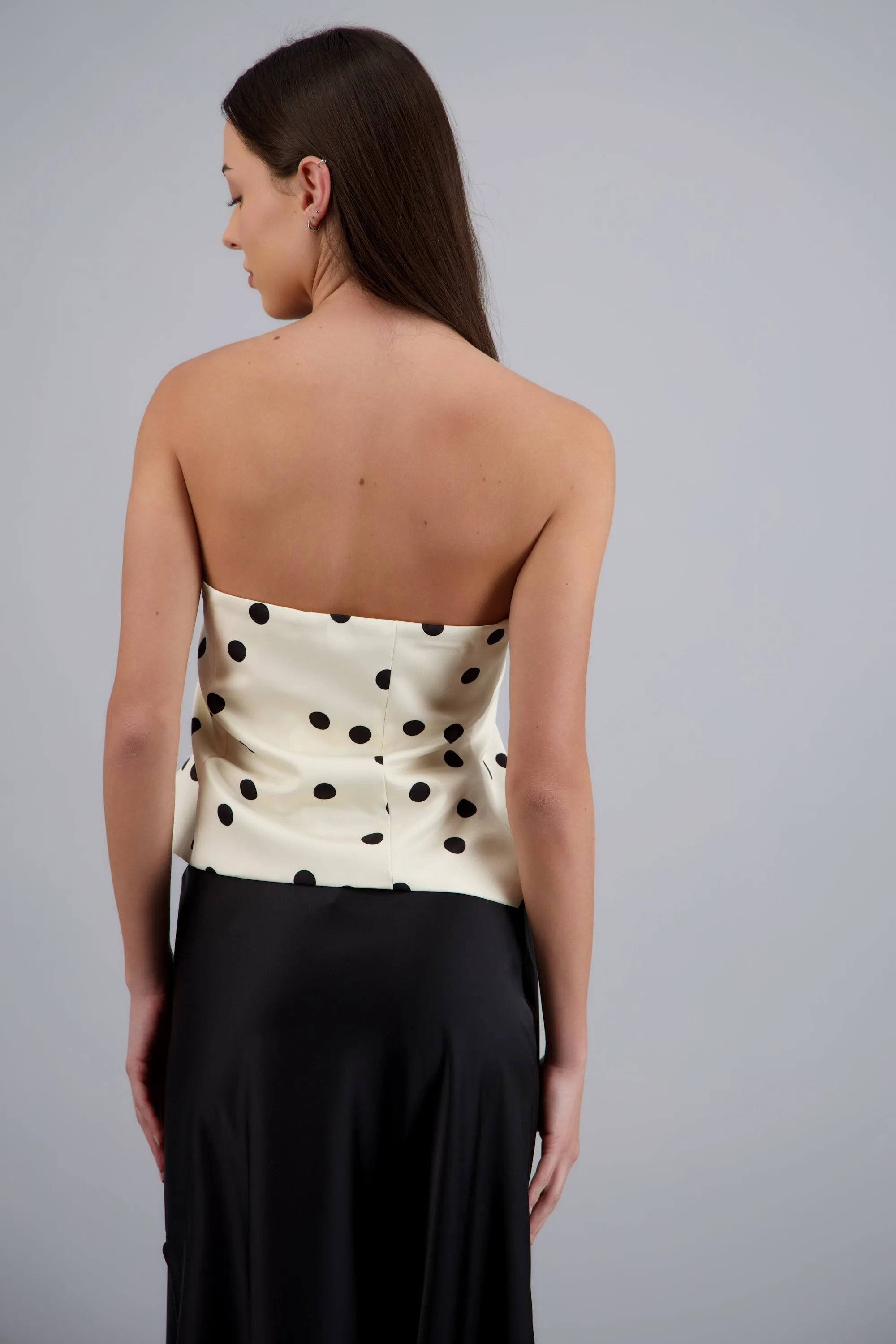 Top strapless polka dots sold by Shasa product image thumbnail 4