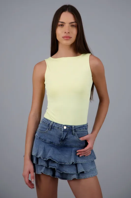 Body liso sin mangas sold by Shasa