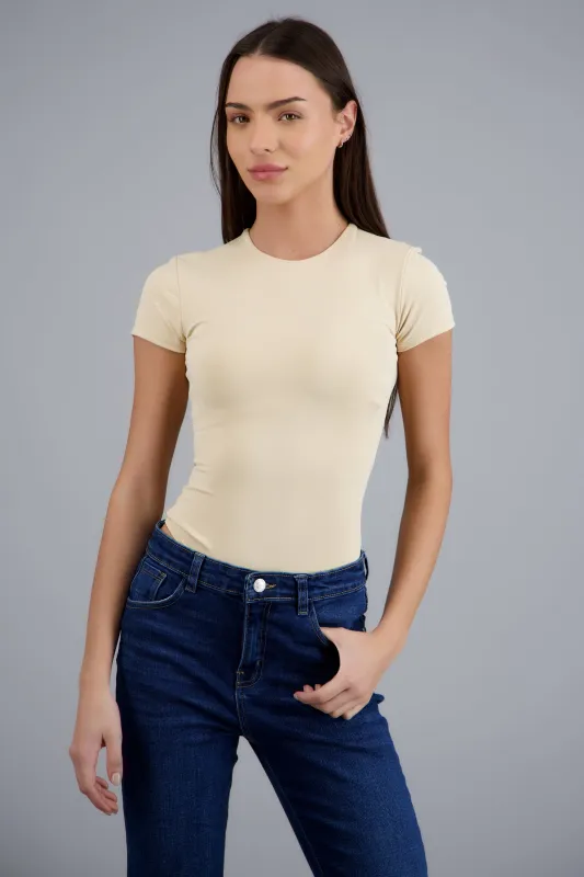 BODY LISO CUELLO REDONDO M/C sold by Shasa