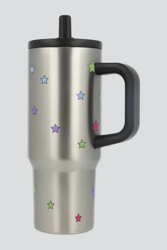 Vaso agarradera metal estrellas 710 ml sold by Shasa