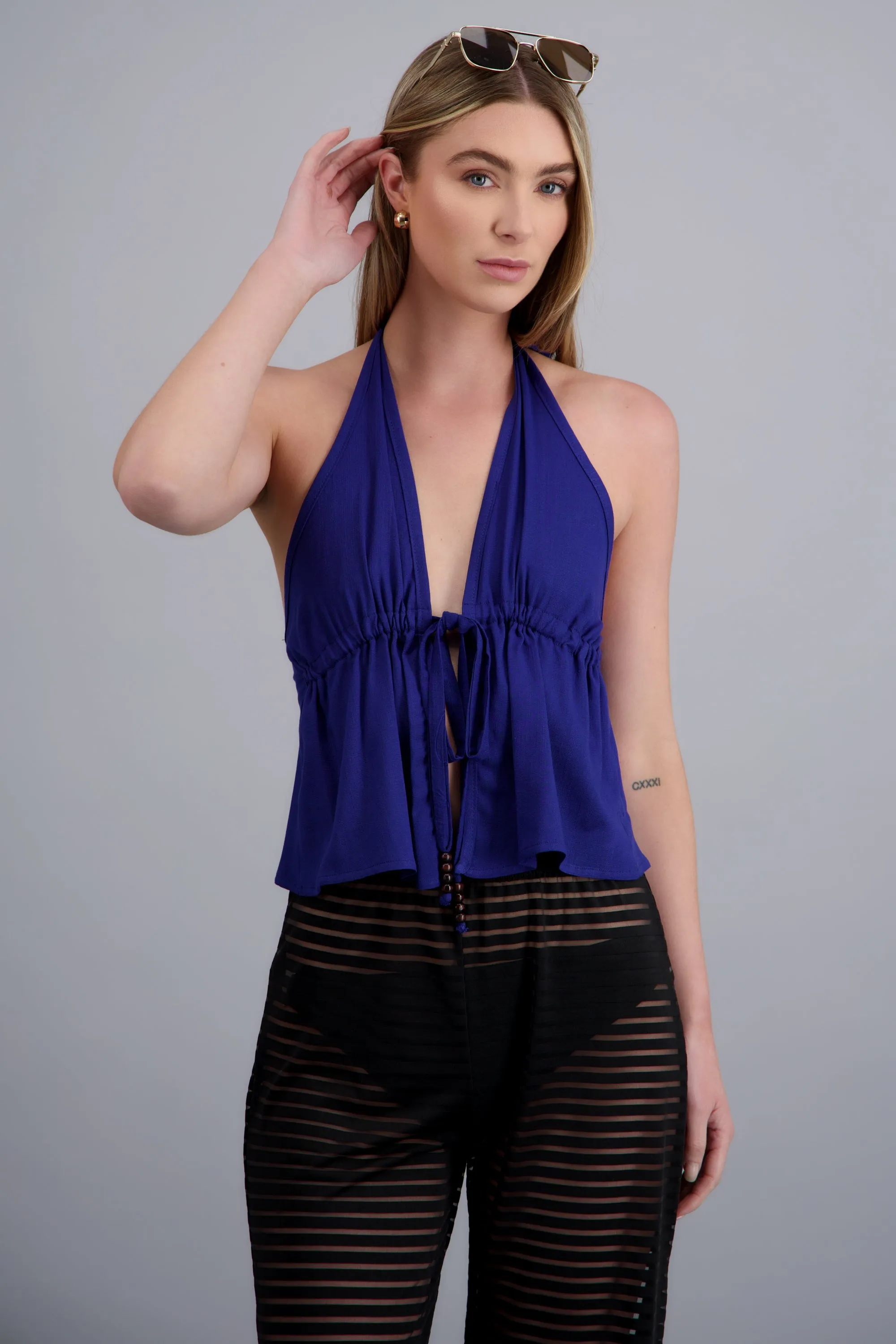 Top halter cuentas sold by Shasa product image thumbnail 3