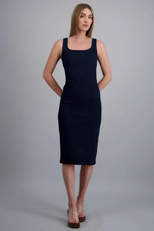 Vestido bodycon denim made by Shasa
