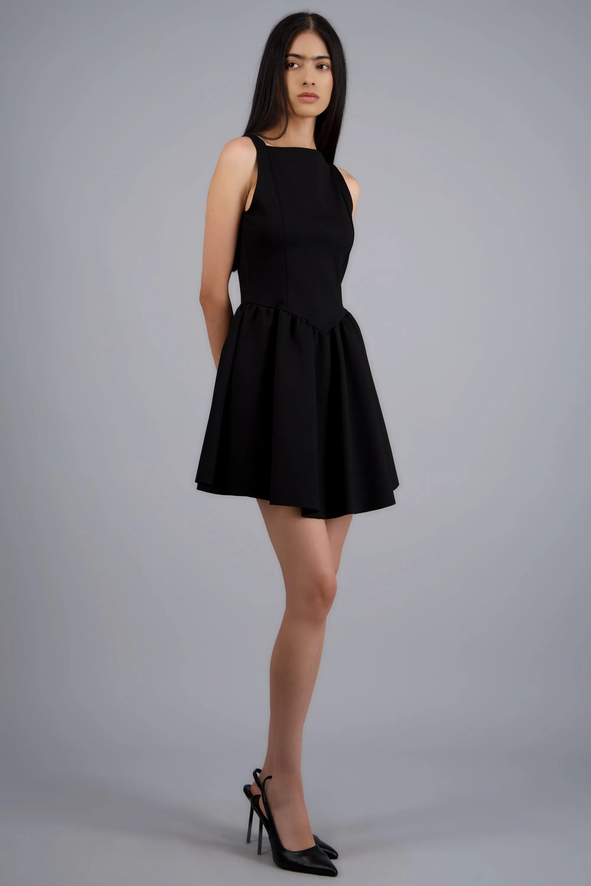 Vestido mini cortes detalle peplum sold by Shasa product image thumbnail 2