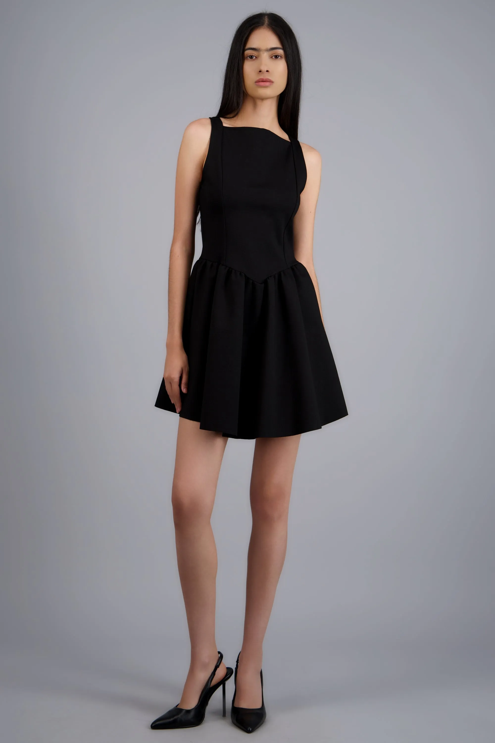 Vestido mini cortes detalle peplum sold by Shasa product image thumbnail 3