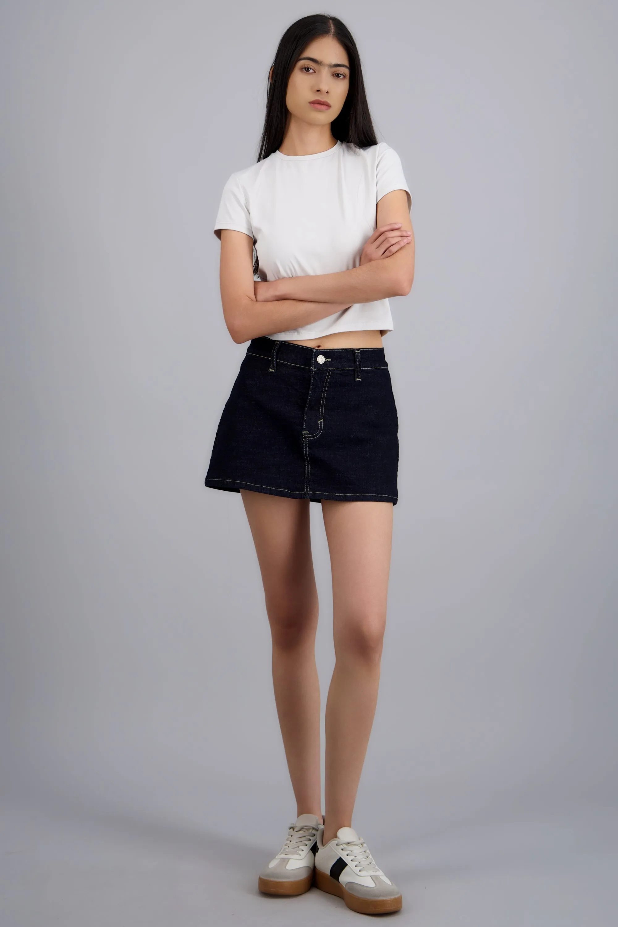 Skort denim recta sold by Shasa product image thumbnail 3