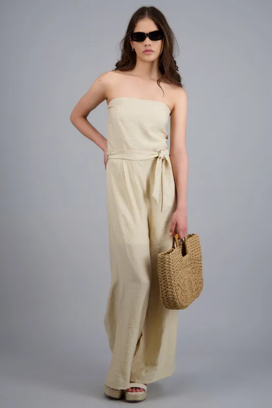 Jumpsuit strapless liso sold by Shasa