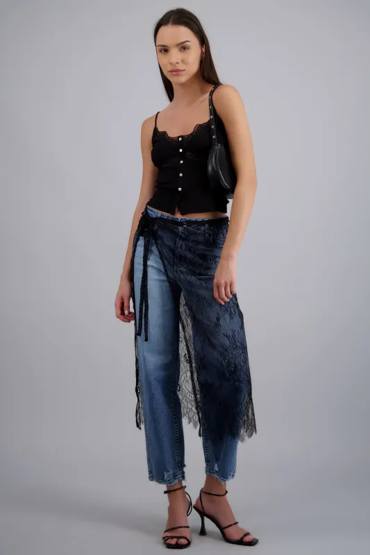 Pareo largo encaje sold by Shasa