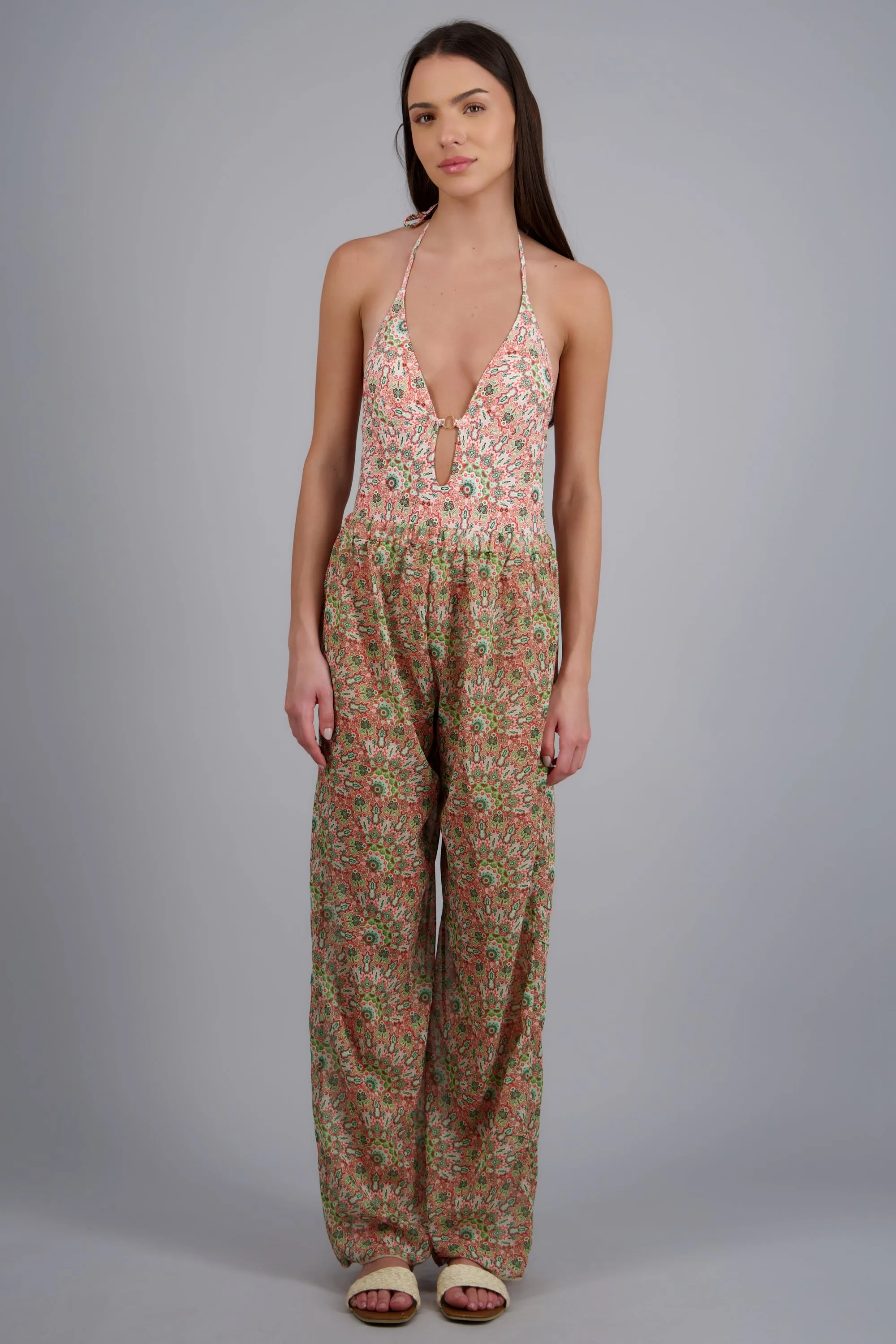 Traje de baño estampado con salida pantalon sold by Shasa