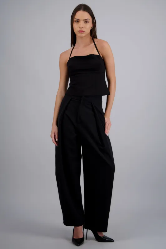 Pantalón balloon pliegues sold by Shasa