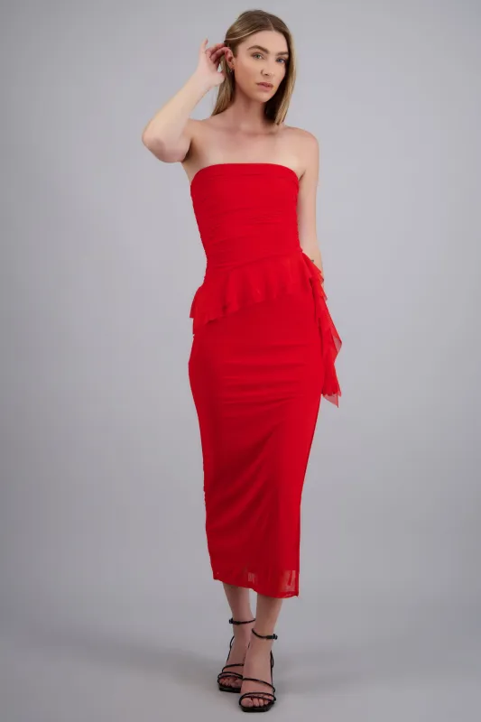 Maxi vestido mesh olanes made by Shasa