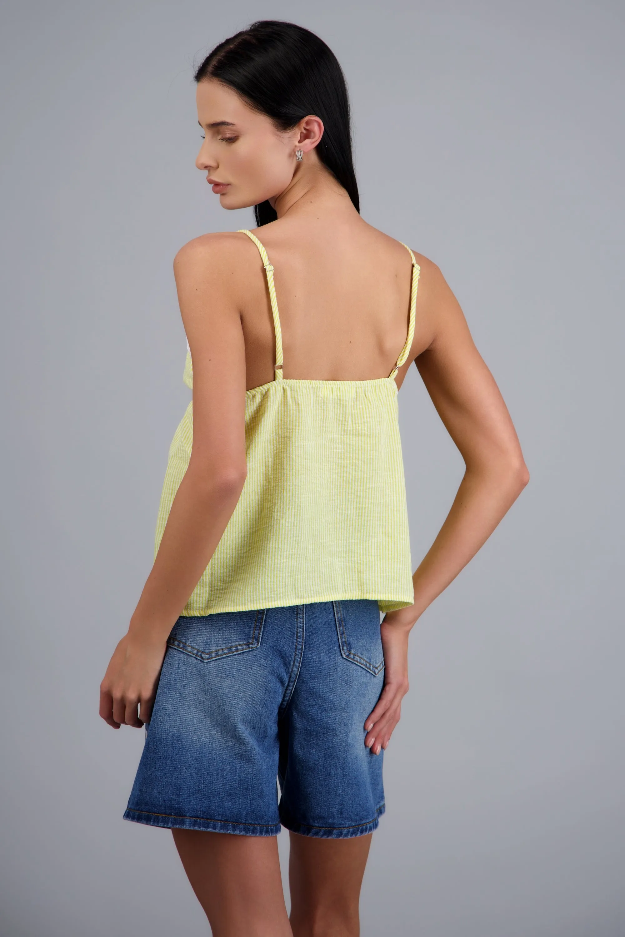 Top tirantes detalle moño rayas sold by Shasa product image thumbnail 4