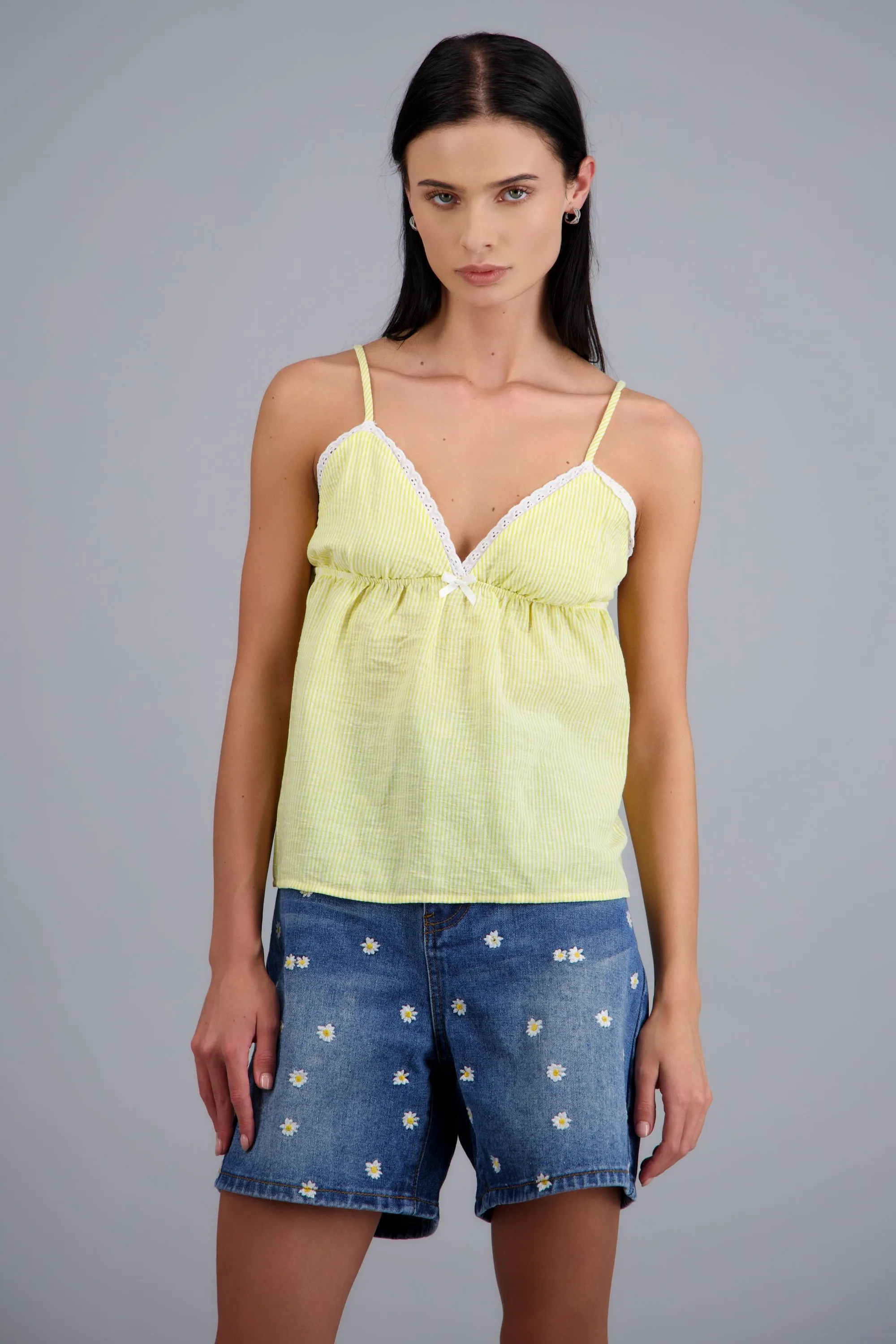 Top tirantes detalle moño rayas sold by Shasa product image thumbnail 2