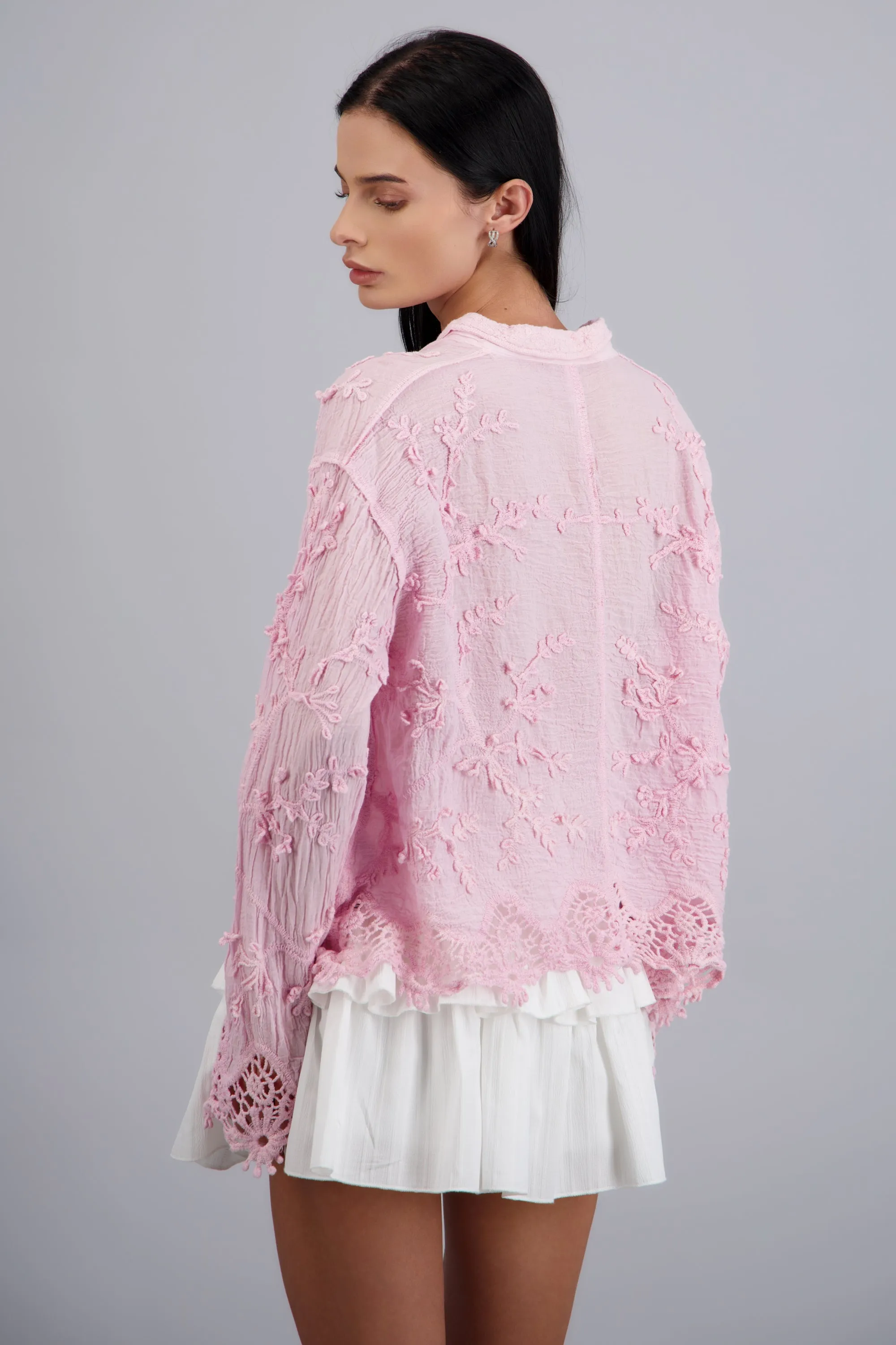 CAMISA TEXTURA M/L DET BORADO sold by Shasa product image thumbnail 4