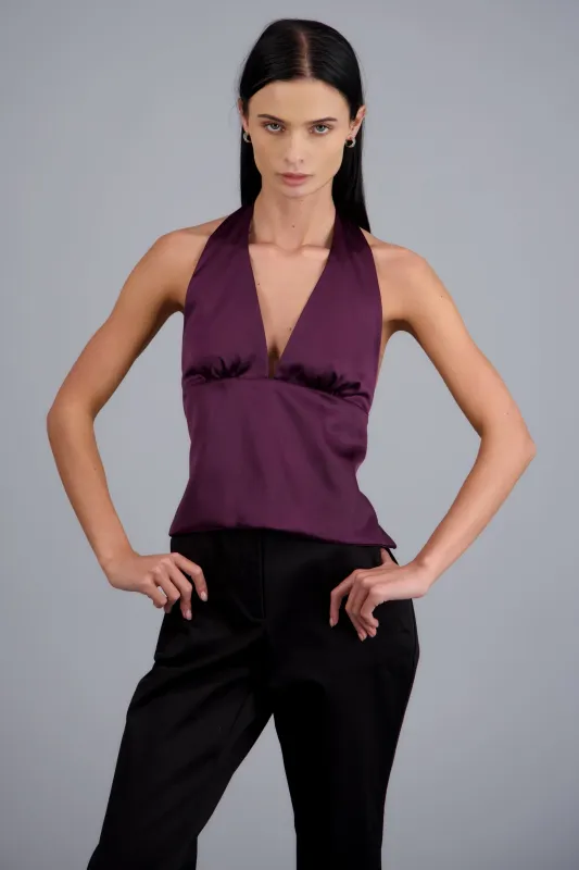 TOP SATINADO ESCOTE ESPALDA HYPS made by Shasa