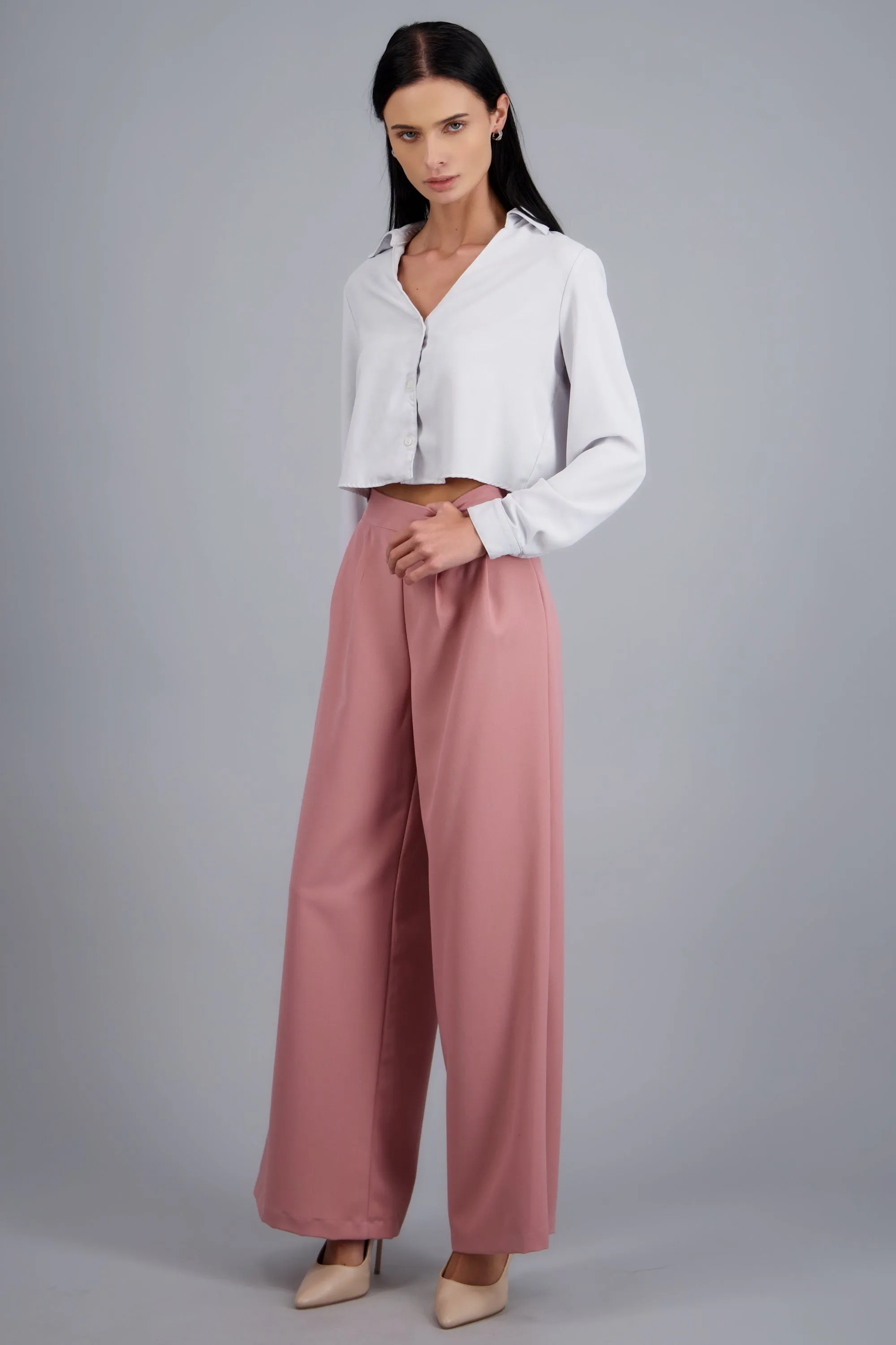 pantalon recto detalle pinzas sold by Shasa product image thumbnail 2