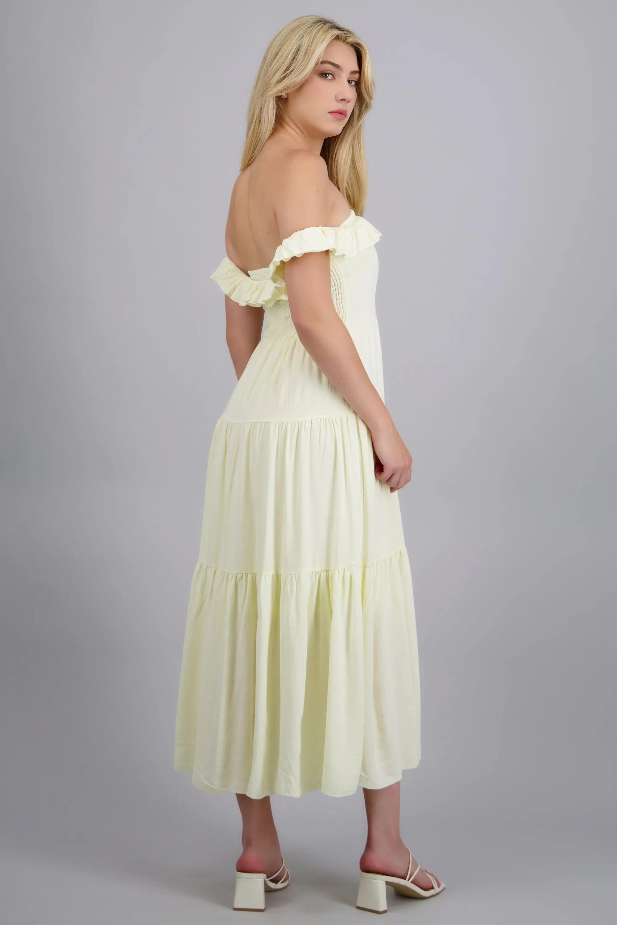 Vestido maxi off shoulder mini olanes sold by Shasa product image thumbnail 4