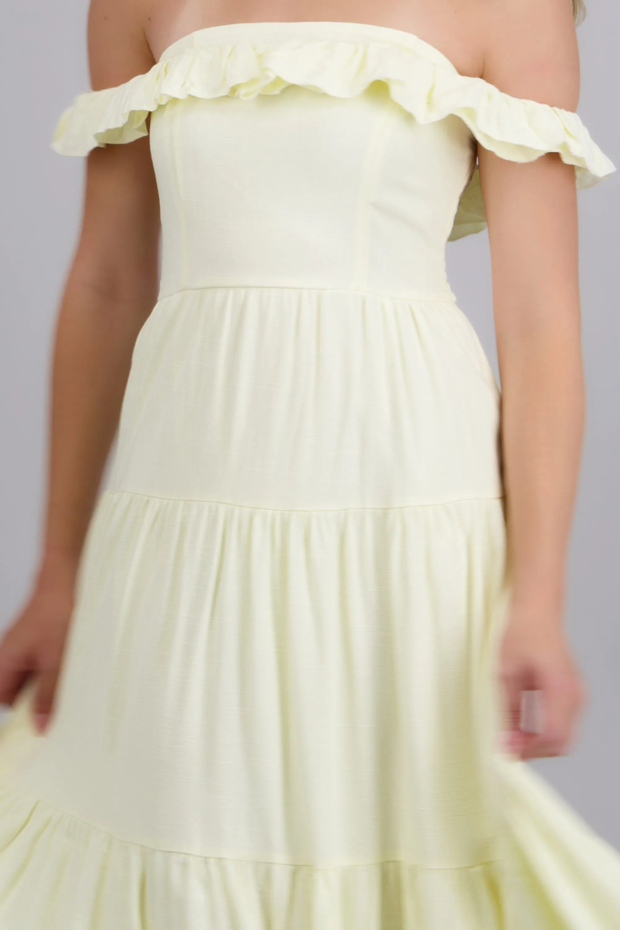 Vestido maxi off shoulder mini olanes sold by Shasa product image thumbnail 5