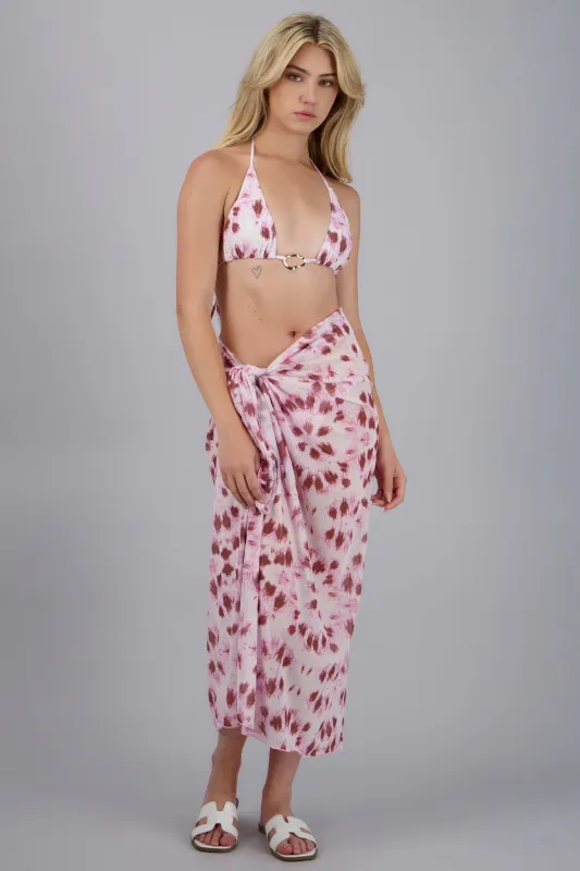 Bikini tres piezas estampado degradado made by Shasa