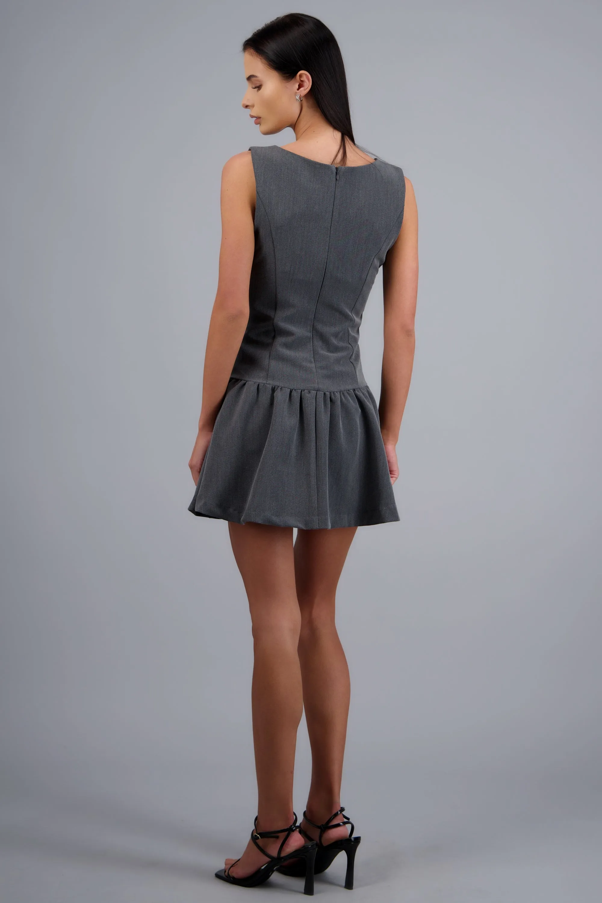Vestido mini escote redondo con olan sold by Shasa product image thumbnail 4