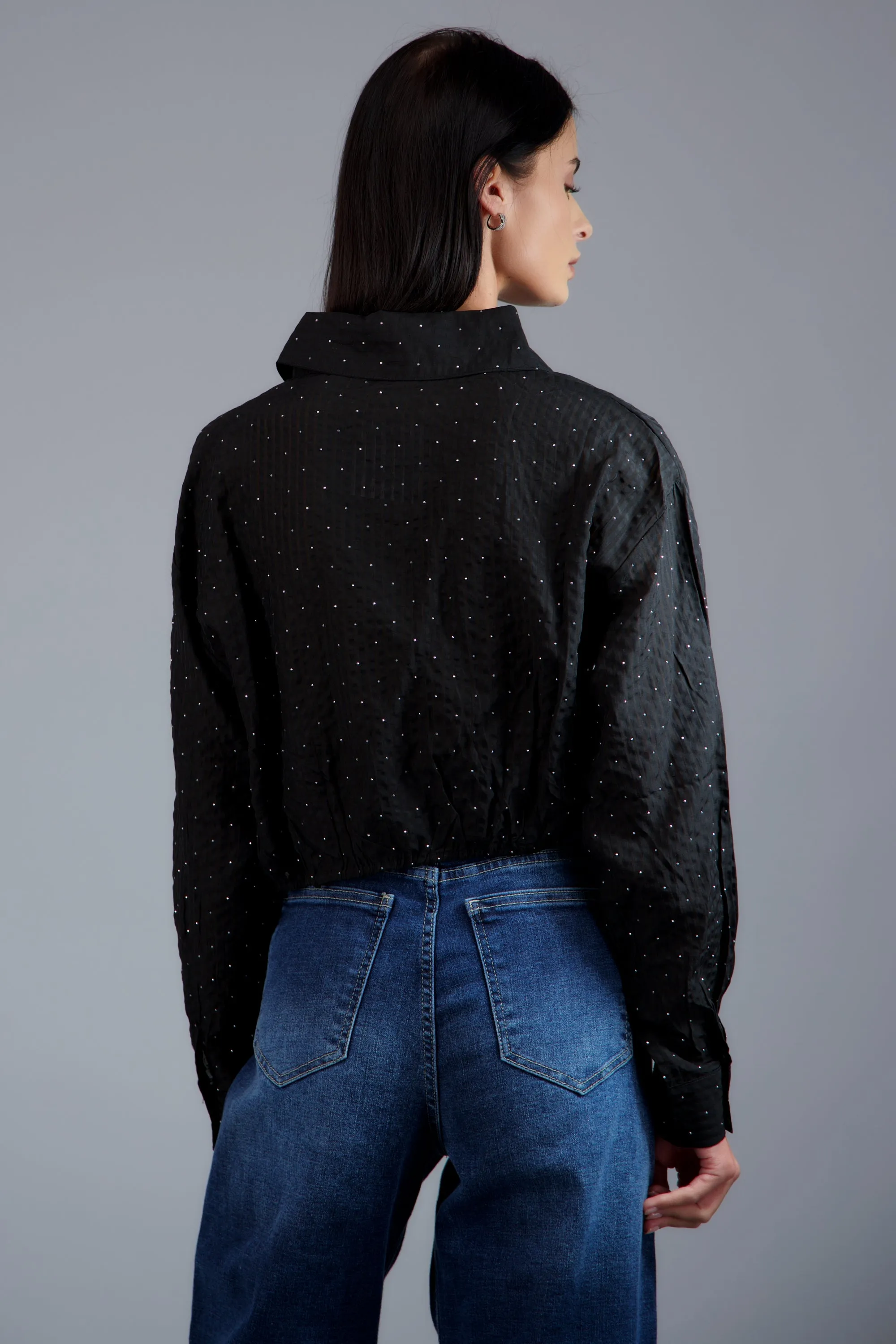 Camisa de rayas detalle brillos sold by Shasa product image thumbnail 3