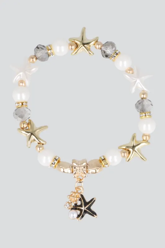 Pulsera charms estrellas made by Shasa