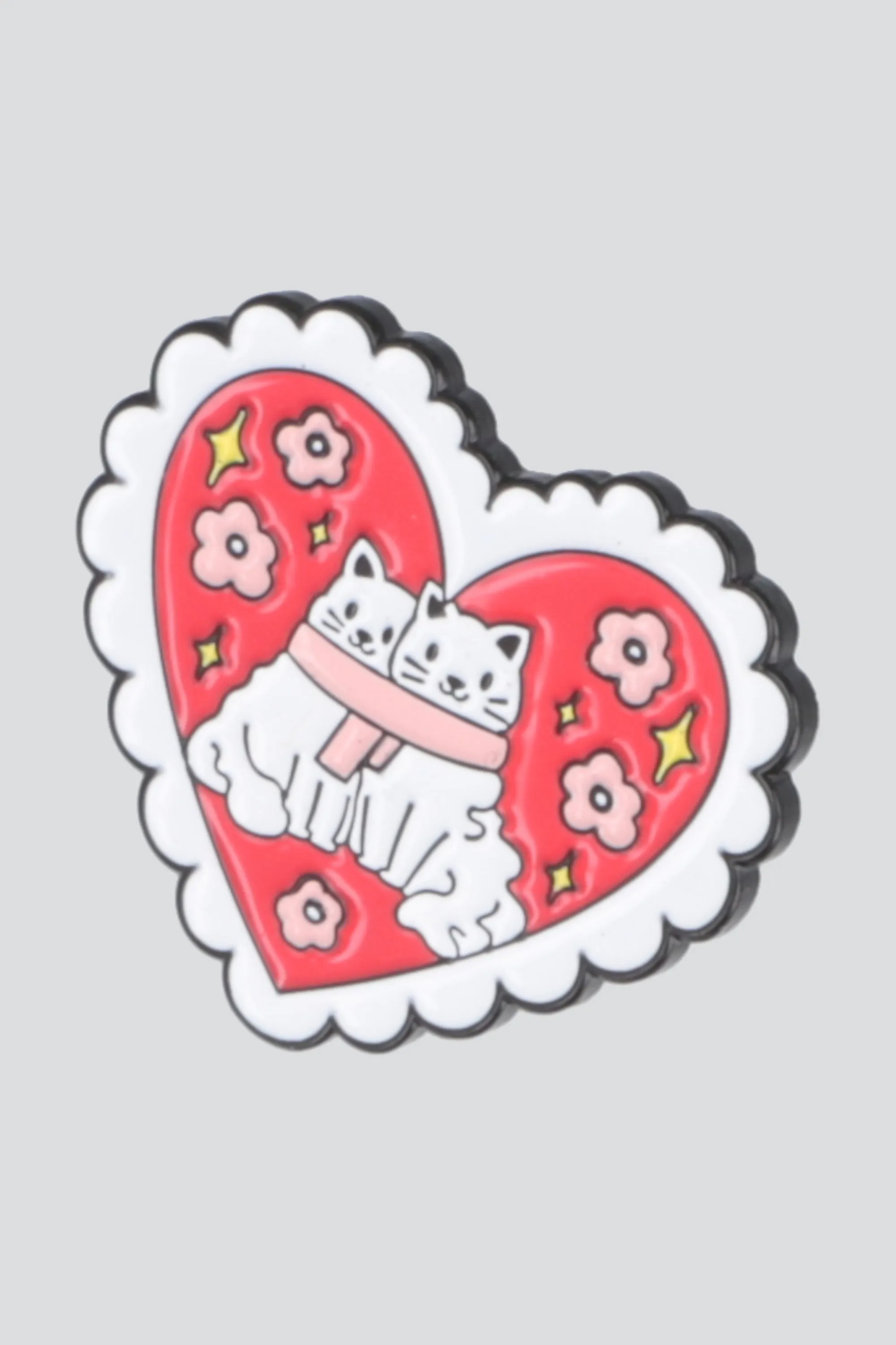 Pin corazón gatos sold by Shasa product image thumbnail 2