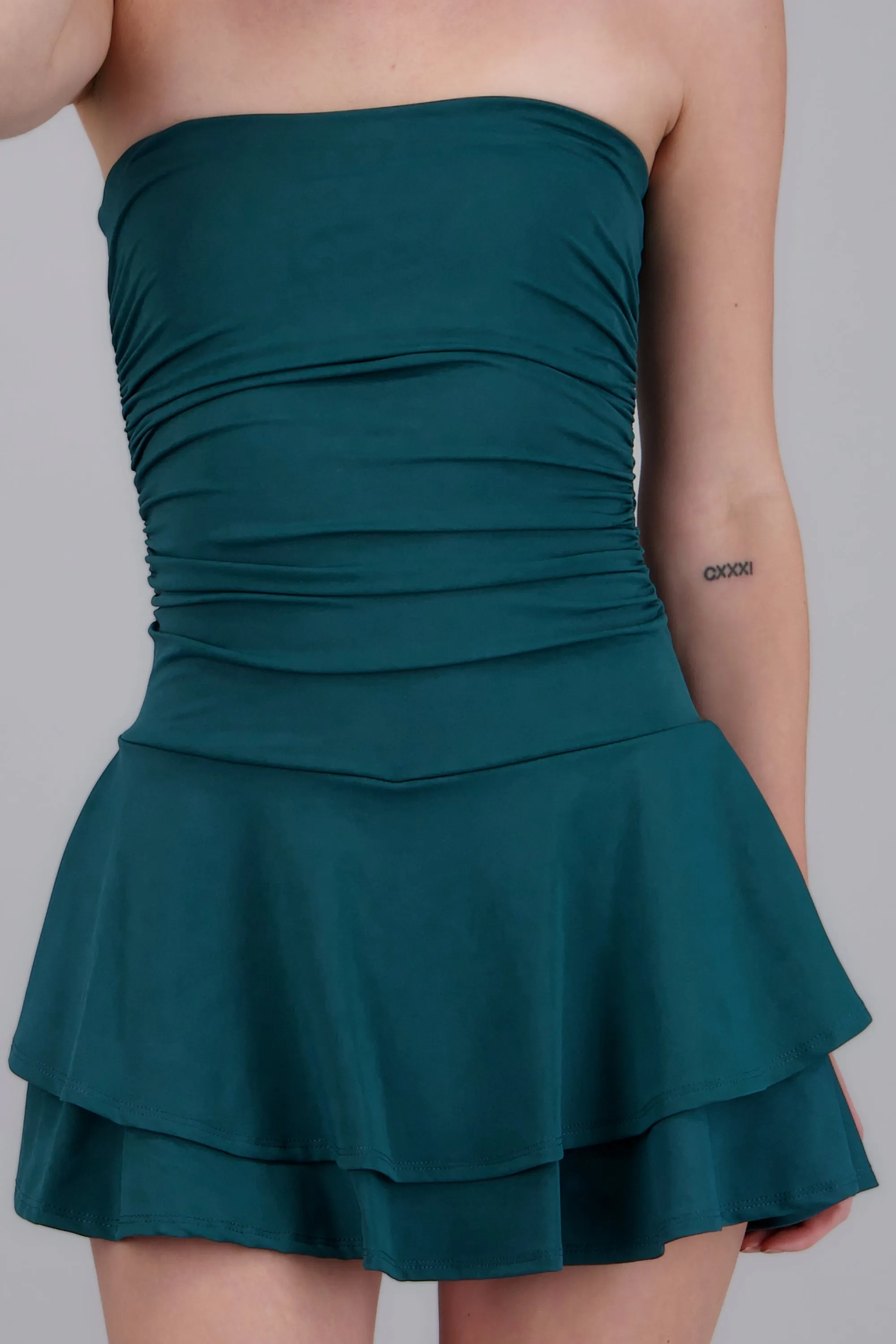 Vestido mini drapeado strapless sold by Shasa product image thumbnail 5