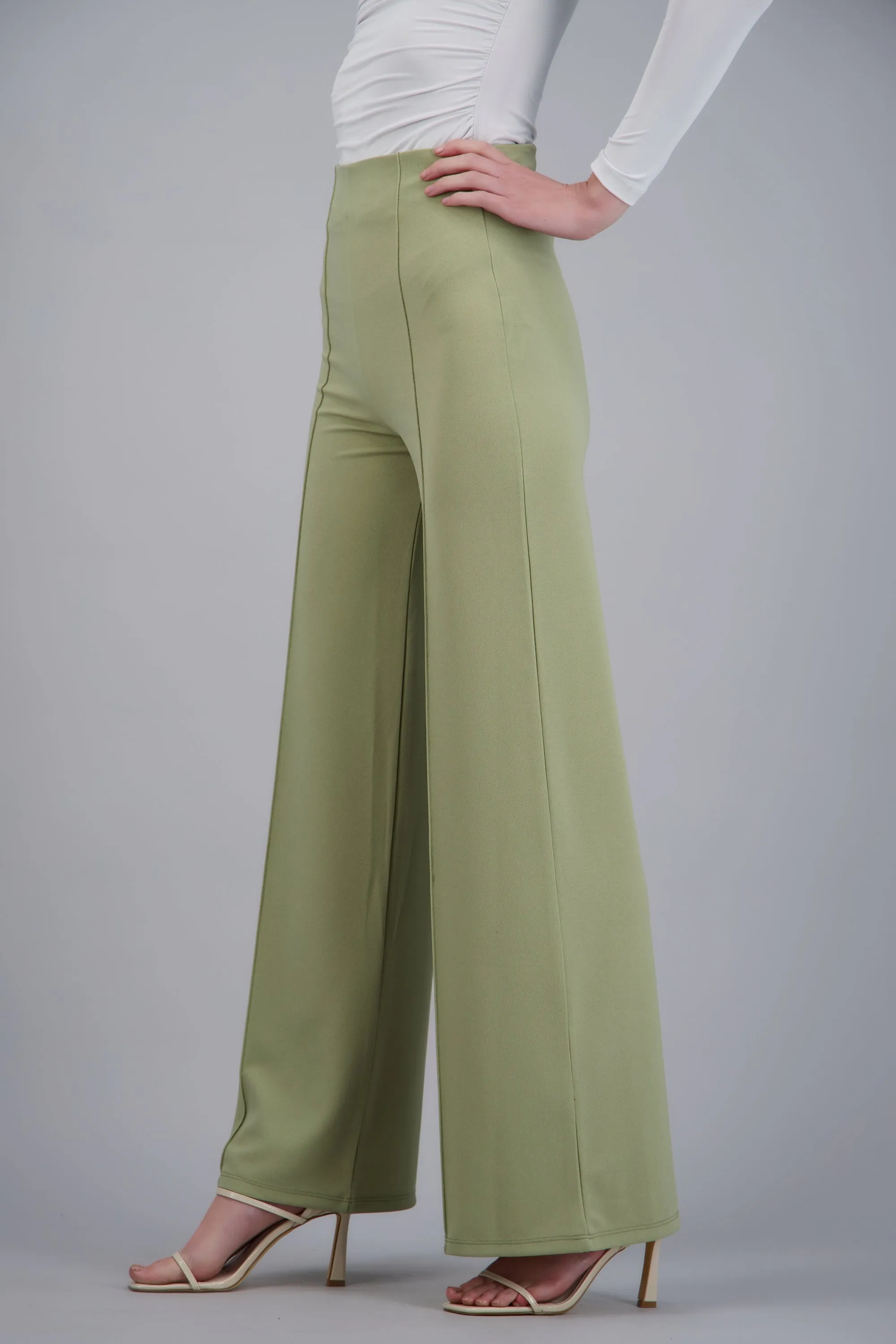 Pantalón Wide Leg Cintura Alta Costuras sold by Shasa product image thumbnail 2