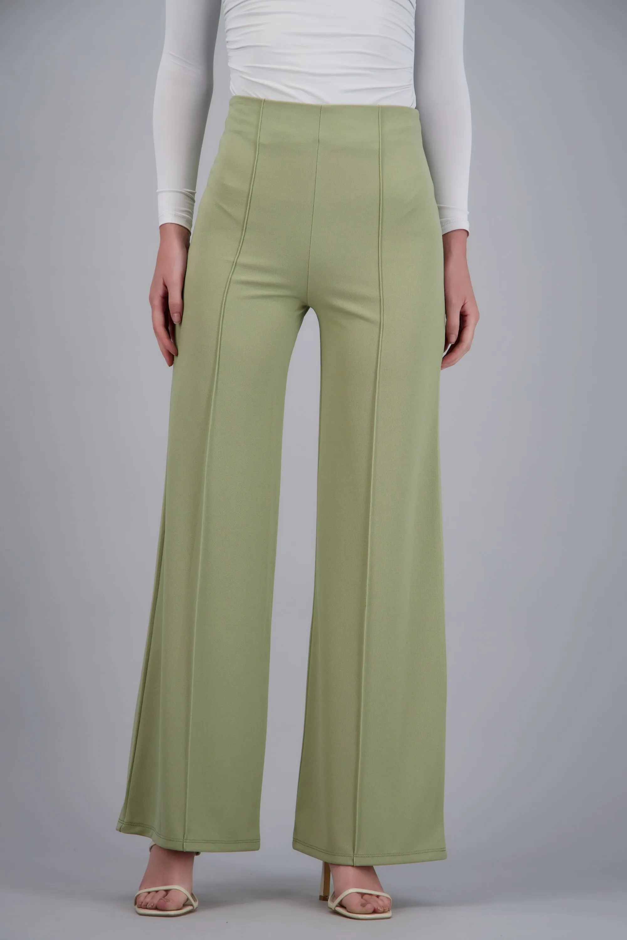 Pantalón Wide Leg Cintura Alta Costuras sold by Shasa product image thumbnail 3