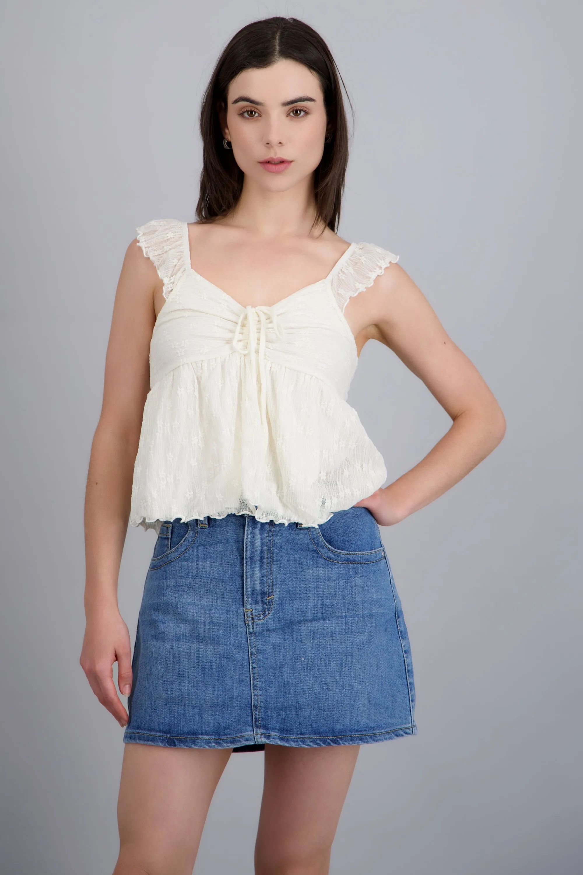 Blusa encaje tirantes olanes sold by Shasa product image thumbnail 3